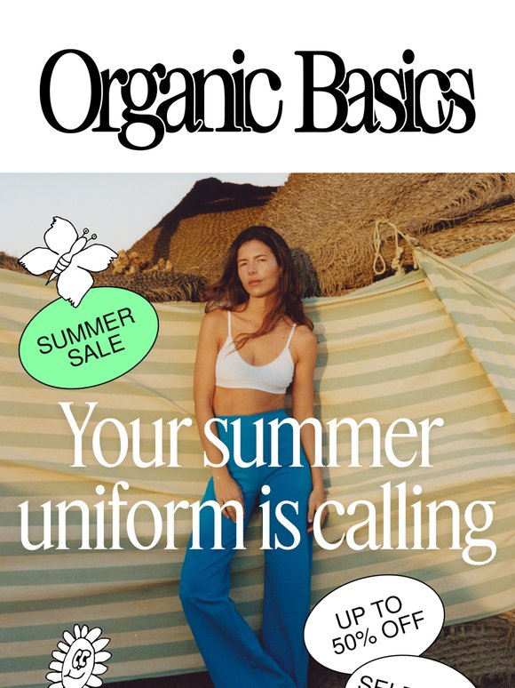 Go-To Summer Pieces >> Up to 50% OFF.