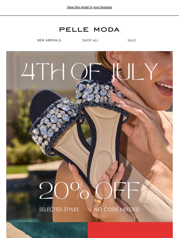 Happy 4th of July 💥 Enjoy 20% OFF selected styles