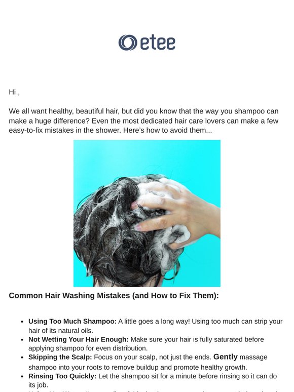 Hair Washing Mistakes Everyone Makes + tips