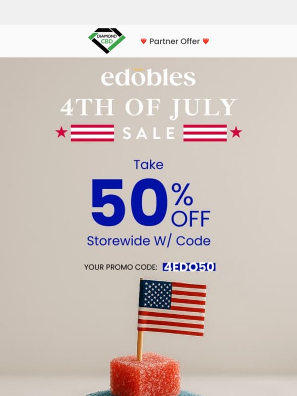 🍬 Try the #1 Gummies in the USA this 4th of July!