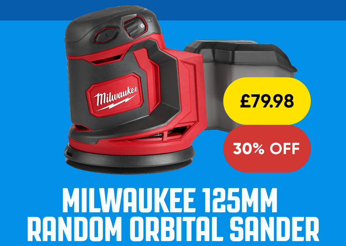 Milwaukee M18BOS125 125mm Random Orbital Sander Body Only