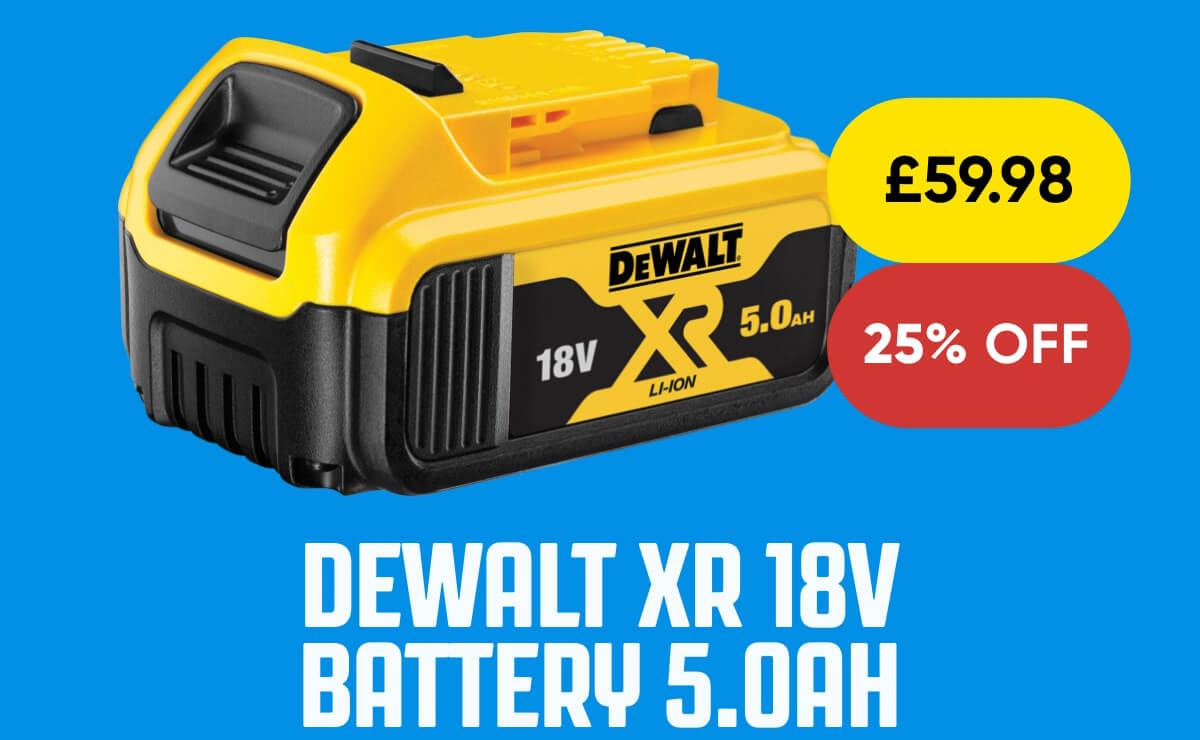 DeWalt XR 18V Battery 5.0Ah