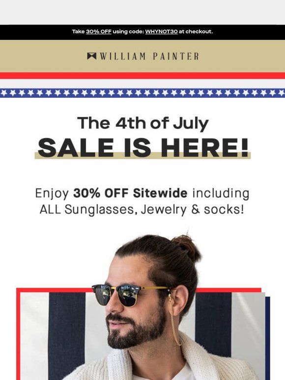 The 4th of July Sale is HERE. 🇺🇸