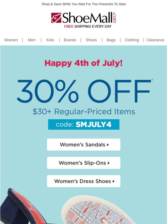 Happy 4th Of July! Celebrate With 30% Off