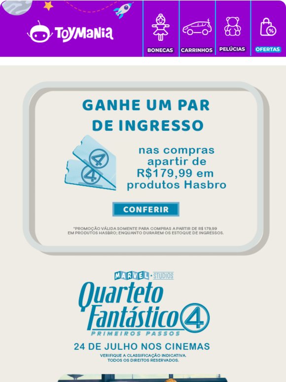 🎬Quer assistir Quarteto Fantástico por nossa conta? Vem Ver 👀