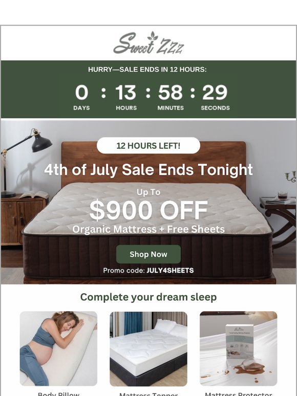 12 Hours Left: Our 4th of July Sale Ends Tonight