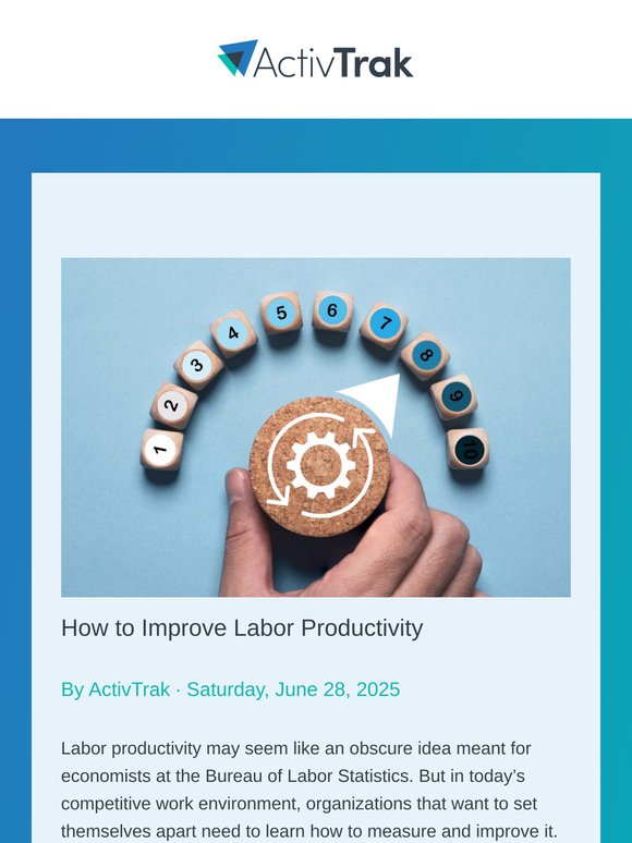 New workforce productivity blogs