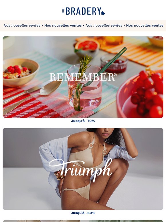 Remember, jusqu'à -70% 🧡