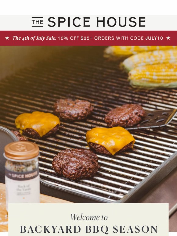 Stock Up for BBQ Season with 10% Off