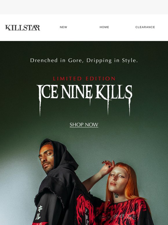 🩸 Ice Nine Kills x KILLSTAR Just Dropped