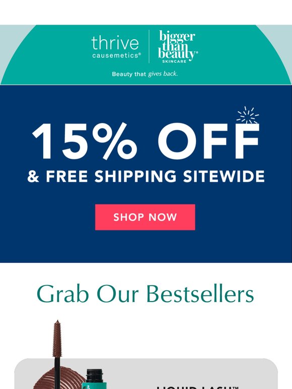 15% Off AND Free Shipping?!