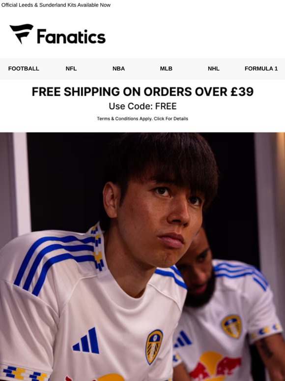 The New Leeds & Sunderland Kits Have Dropped
