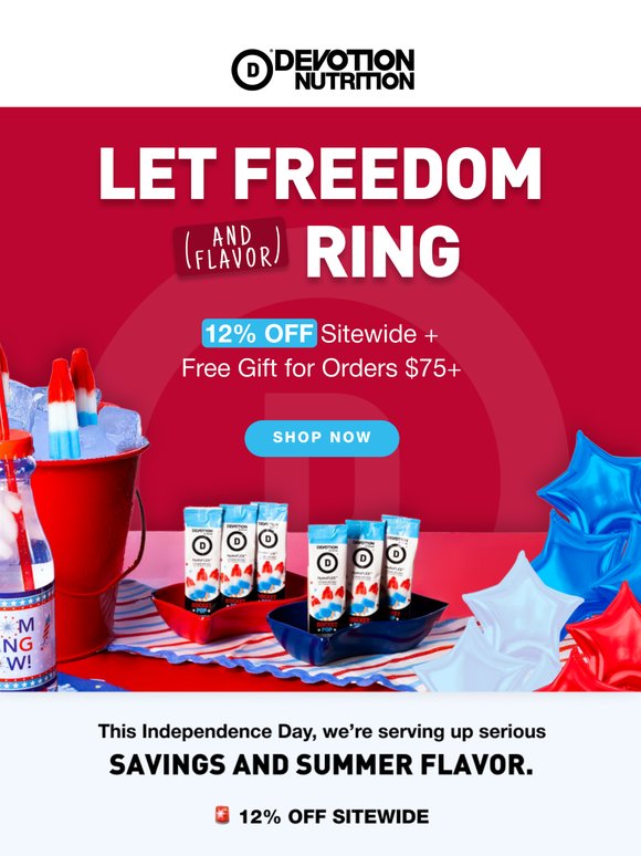 🇺🇸 12% OFF + Free Gift is LIVE