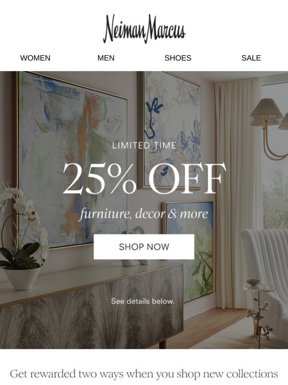 1-day only: 25% off home