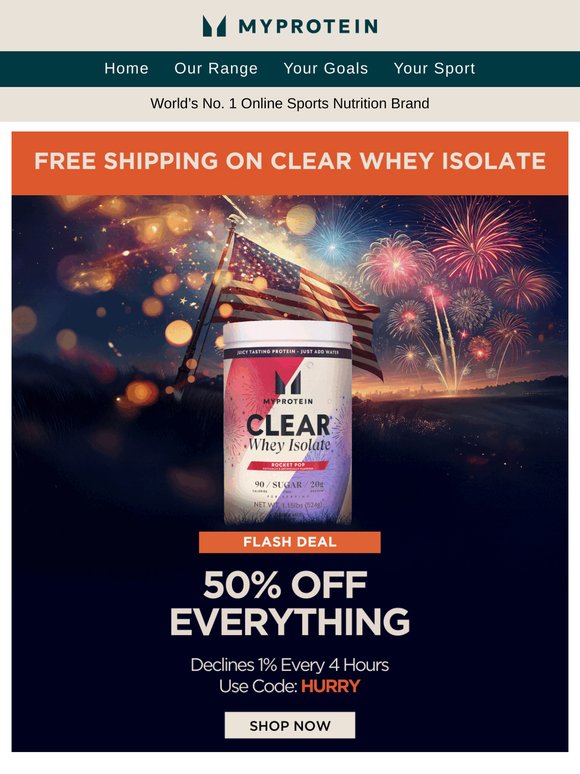 Flash Deal | 50% OFF EVERYTHING❗