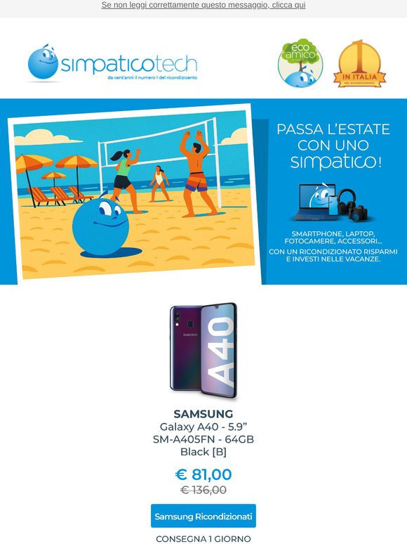 Rinfresca l’estate con le nostre offerte SimpaTech..! ☀️📱