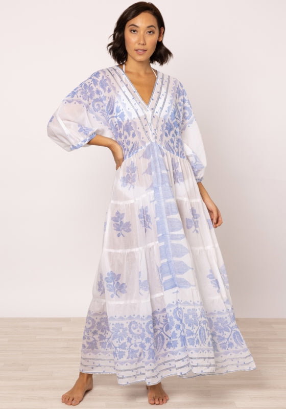 beach cafe dresses Timeless Halter Maxi Dress  Hand-Dyed Open Back Dress with High Slit
