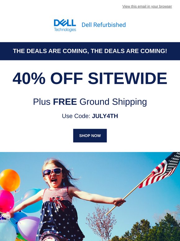 This Fourth of July🎇, get any item 40% off.