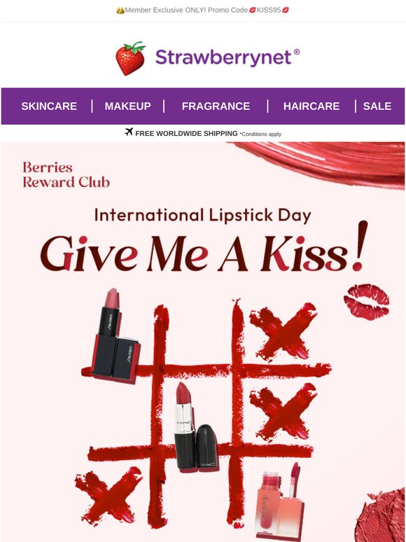 💄Lipstick Day is Coming🔥Everything Extra 5%Off