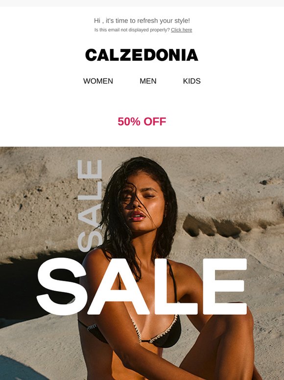 Sun’s Out, Sale’s On — 50% Off!