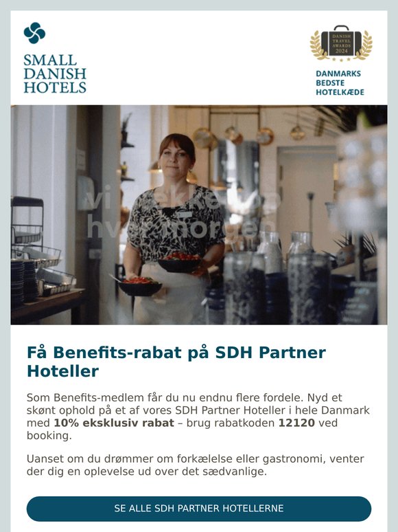 Få 10% rabat på SDH Partner Hoteller