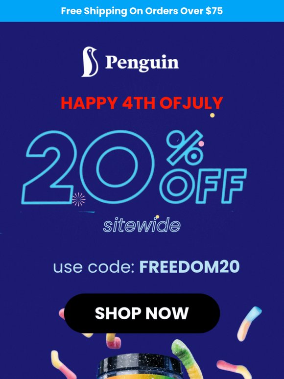 Stars, Stripes & Sitewide Savings 🎇