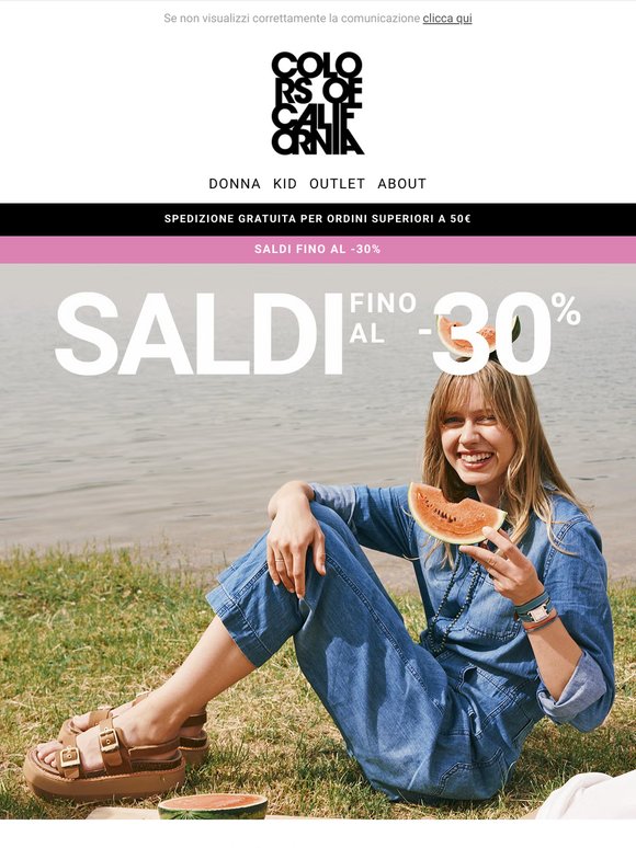 Sono arrivati i Saldi! 🎉​ Fino al 30%