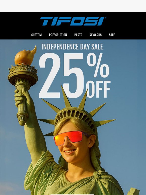 July 4th is Here and so is Tifosi's Independence Day Sale! 🎆