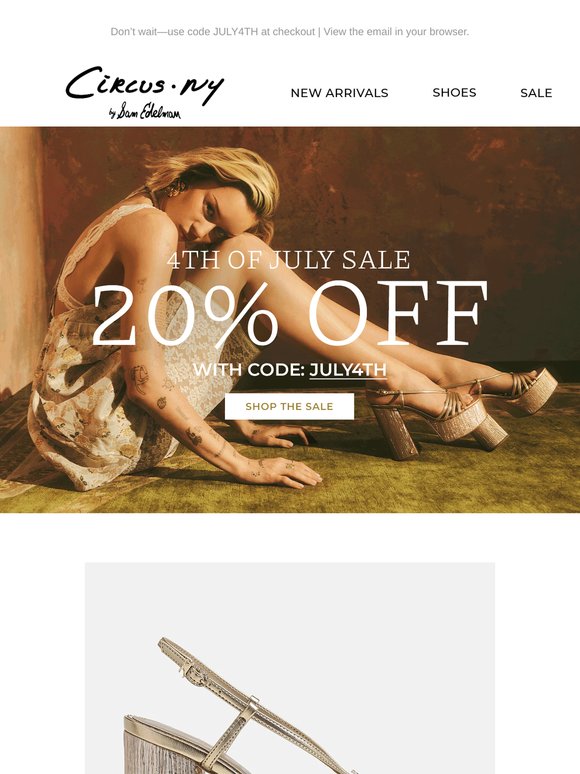 Celebrate In Style: 20% Off Sitewide🎆