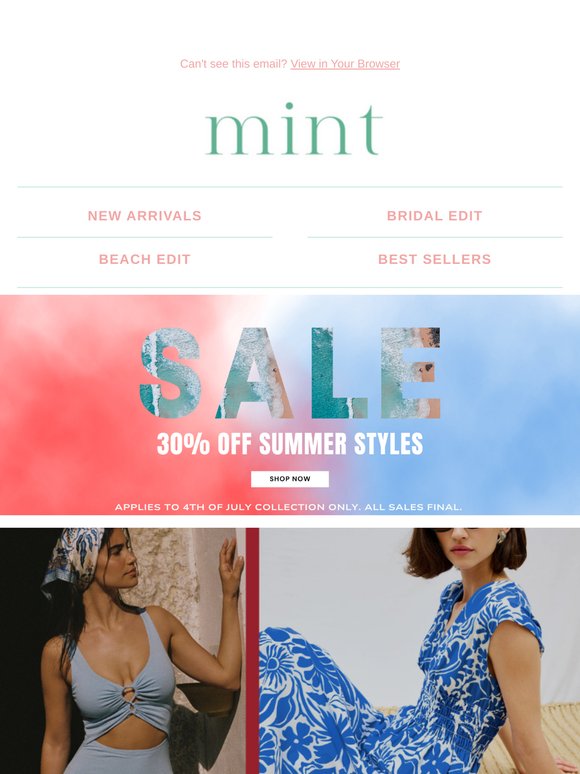 🇺🇸Red, White & NEW🇺🇸30% Off 4th Of July Edit