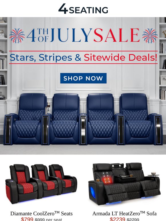Celebrate the 4th with Sitewide Deals!