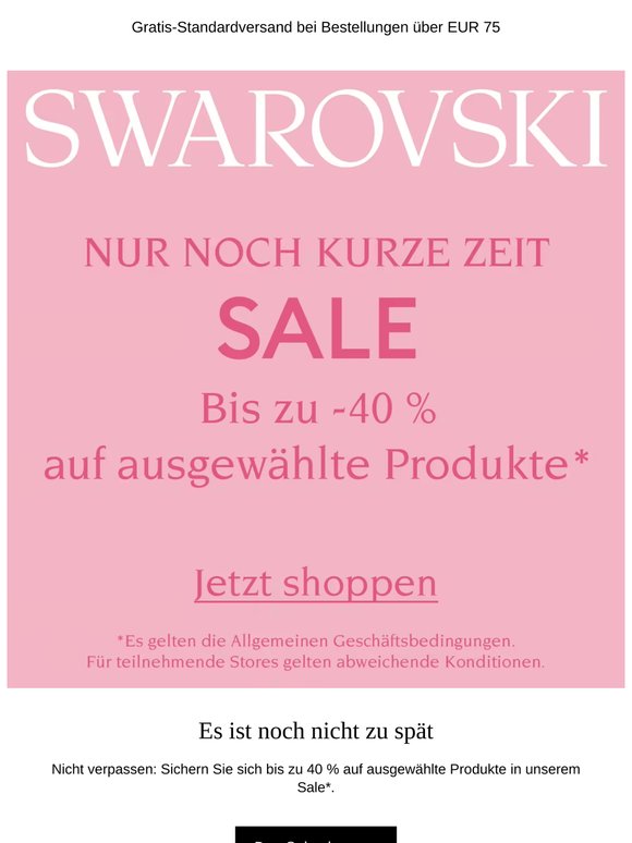 Sale: bis zu -40 % auf ausgewählte Produkte* – nur noch für kurze Zeit