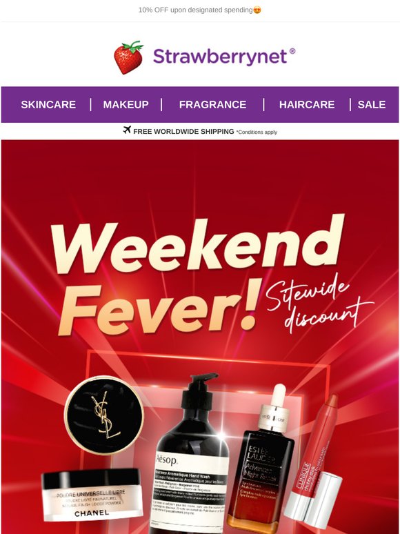 🔥All 12% OFF🔥Weekend Fever!