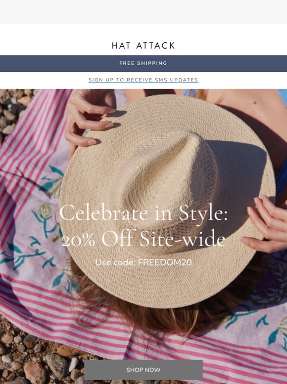 4th of July Sale: 20% Off Site-wide!