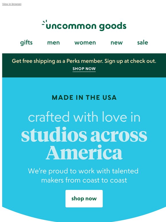 Made in the USA: Uncommon from coast to coast