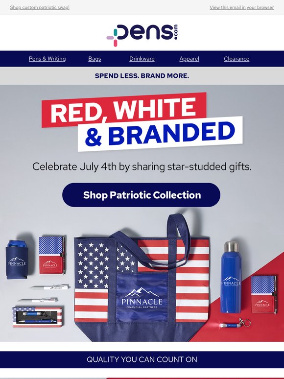 Turn up the red, white, and SWAG