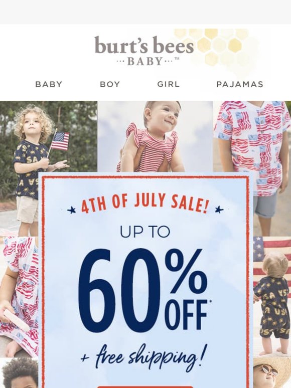 Red, White & HUGE Savings: Up to 60% Off