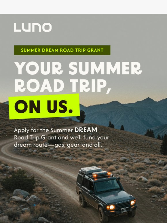 🤙 Win Your Dream ROAD TRIP! 🤙