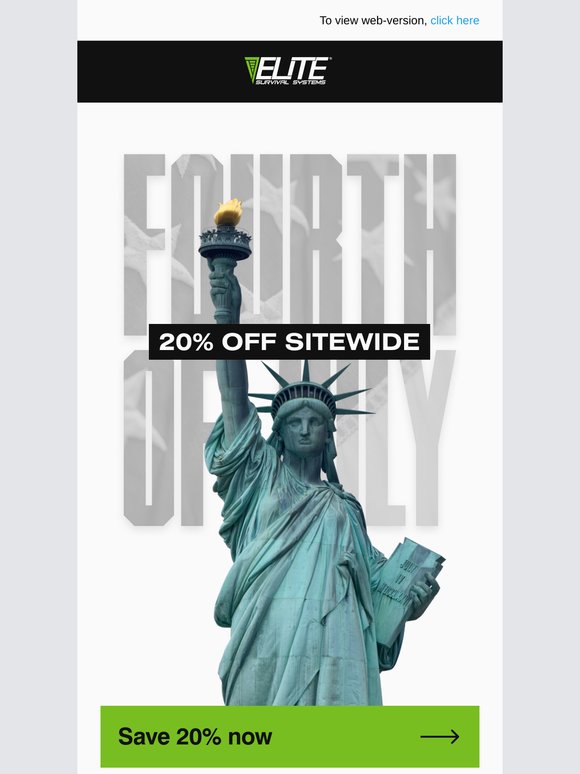 🇺🇸 20% Off Everything