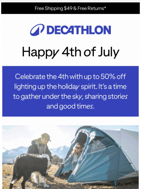 Happy 4th of July - Up to 50% Off!