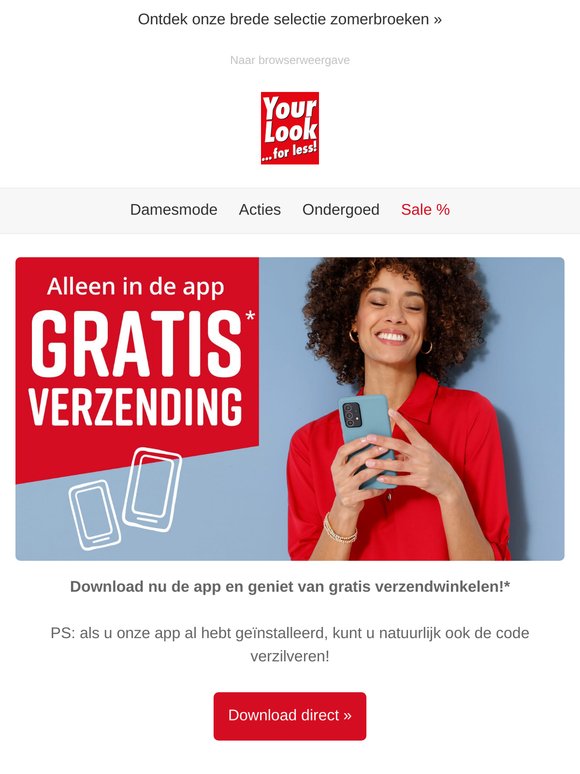📱 Alleen in de app: gratis verzending | De mooiste zomerbroeken 👖