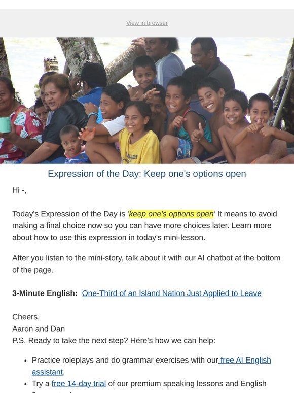 One-Third of an Island Nation Just Applied to Leave
