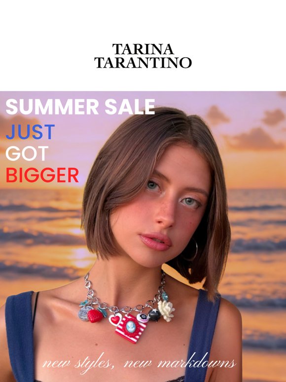SUMMER SALE just got BIGGER! ❤️