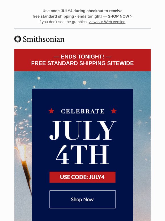Smithsonian Store Email Newsletters Shop Sales, Discounts, and Coupon