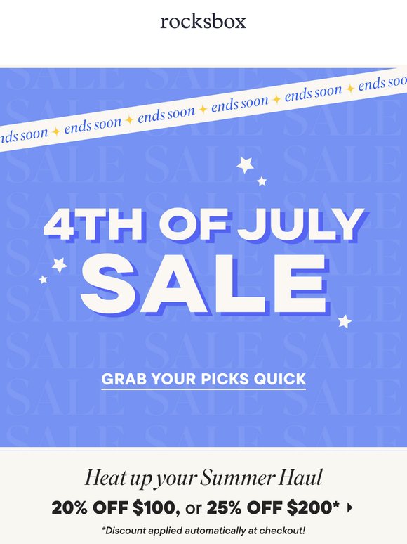 Up to 25% Off Is Fading Away...