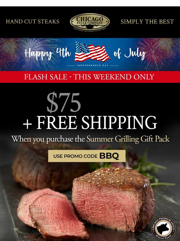 *FLASH SALE* $75 Off + Free Shipping