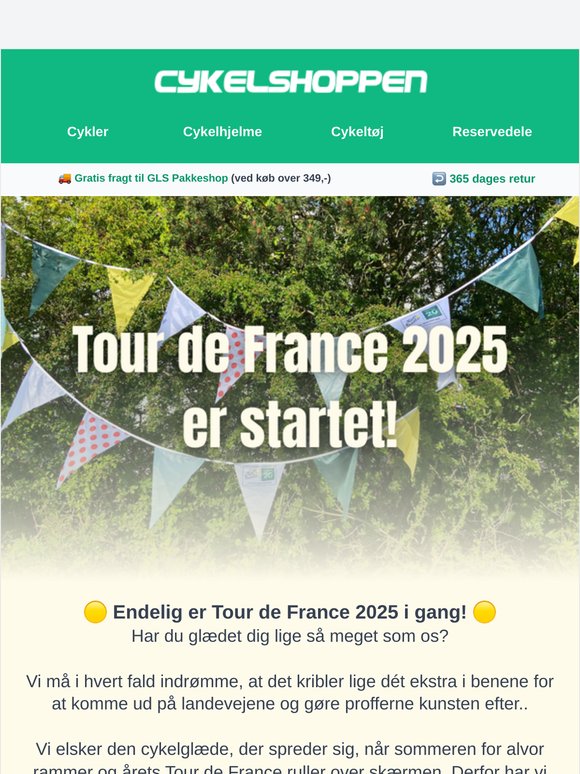 Tour de France 2025 er i gang! 🟡🏆