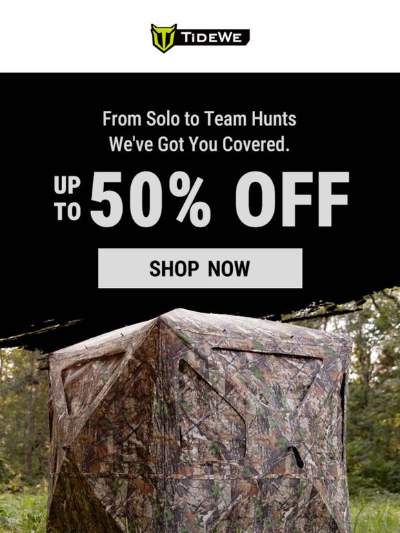 Up to 50% Off Hunting Essentials