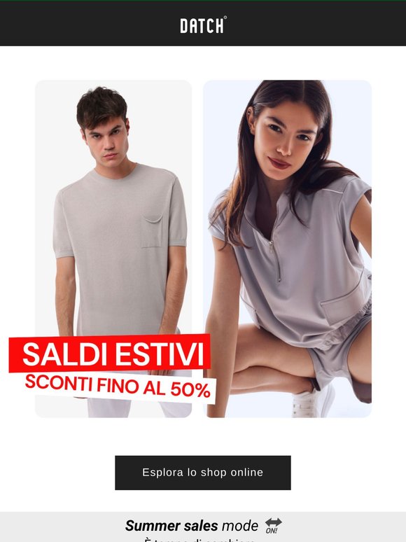 Saldi fino al 50%