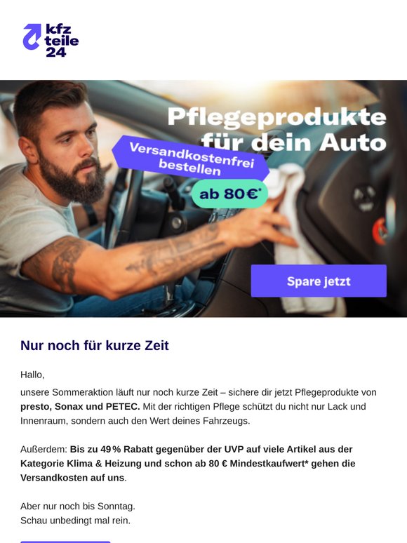 Spar dir die Versandkosten